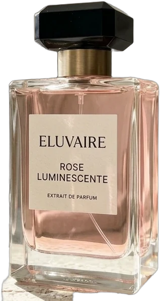 Eluvaire Rose Luminescente fragrance concept bottle