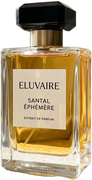Eluvaire Santal Éphémère fragrance concept bottle